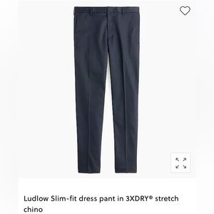 J.Crew Ludlow 3xDry Dress Chino 34 /30 Navy